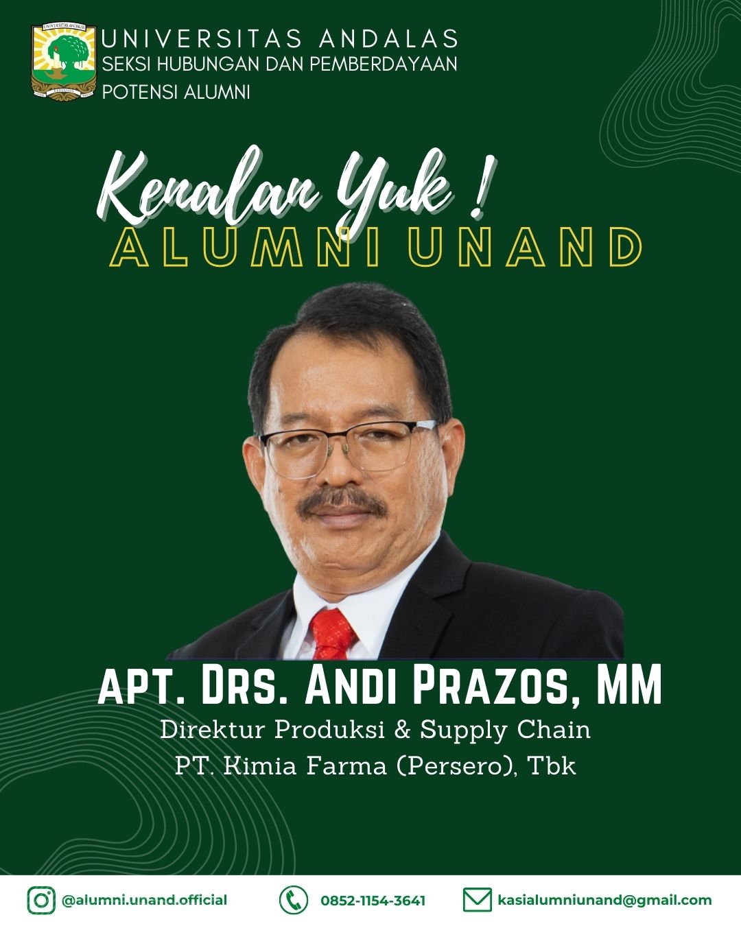 Apt. Drs. Andi Prazos, MM
